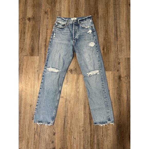Agolde Women’s 90's Mid Rise Loose Jean Size 24 - Picture 1 of 10
